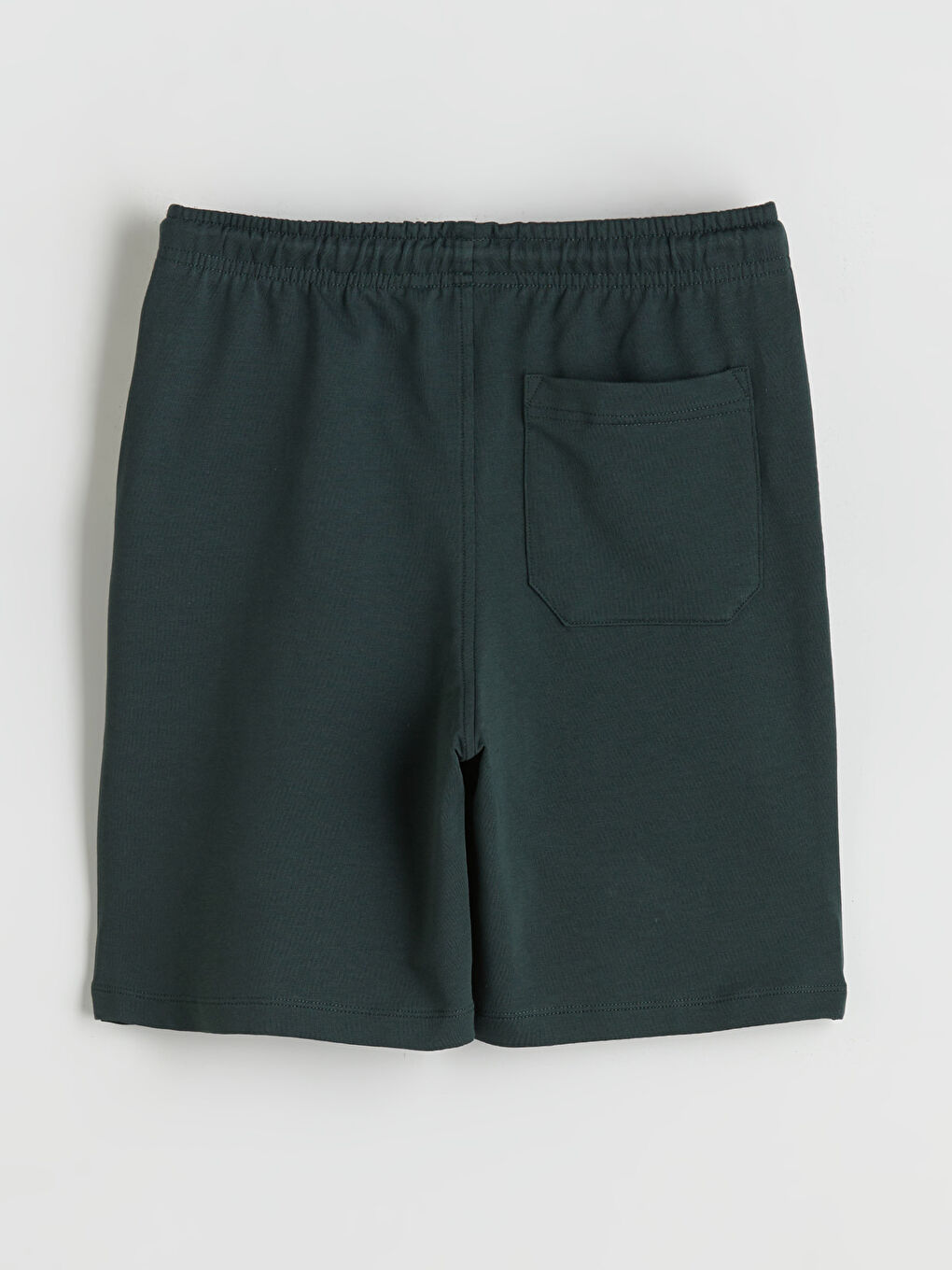 Yeşil Beli Lastikli Erkek Çocuk Şort-1