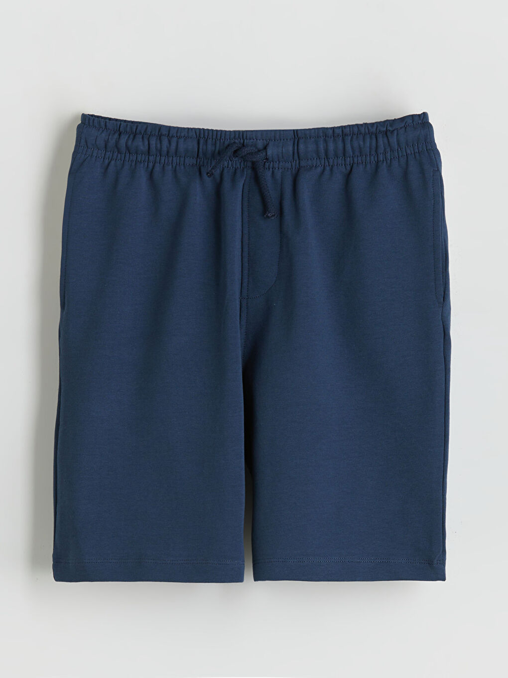 İndigo Beli Lastikli Erkek Çocuk Şort