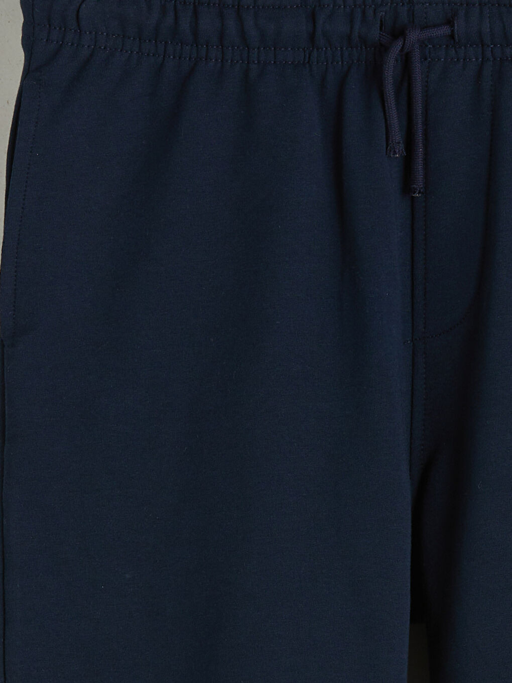 Lacivert Beli Lastikli Erkek Çocuk Şort-2