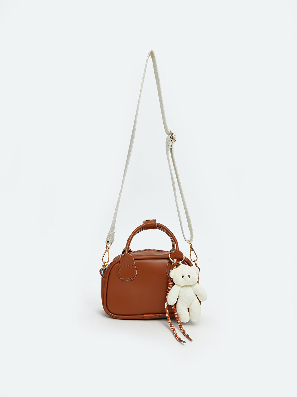 Faux Leather Girls' Shoulder Bag