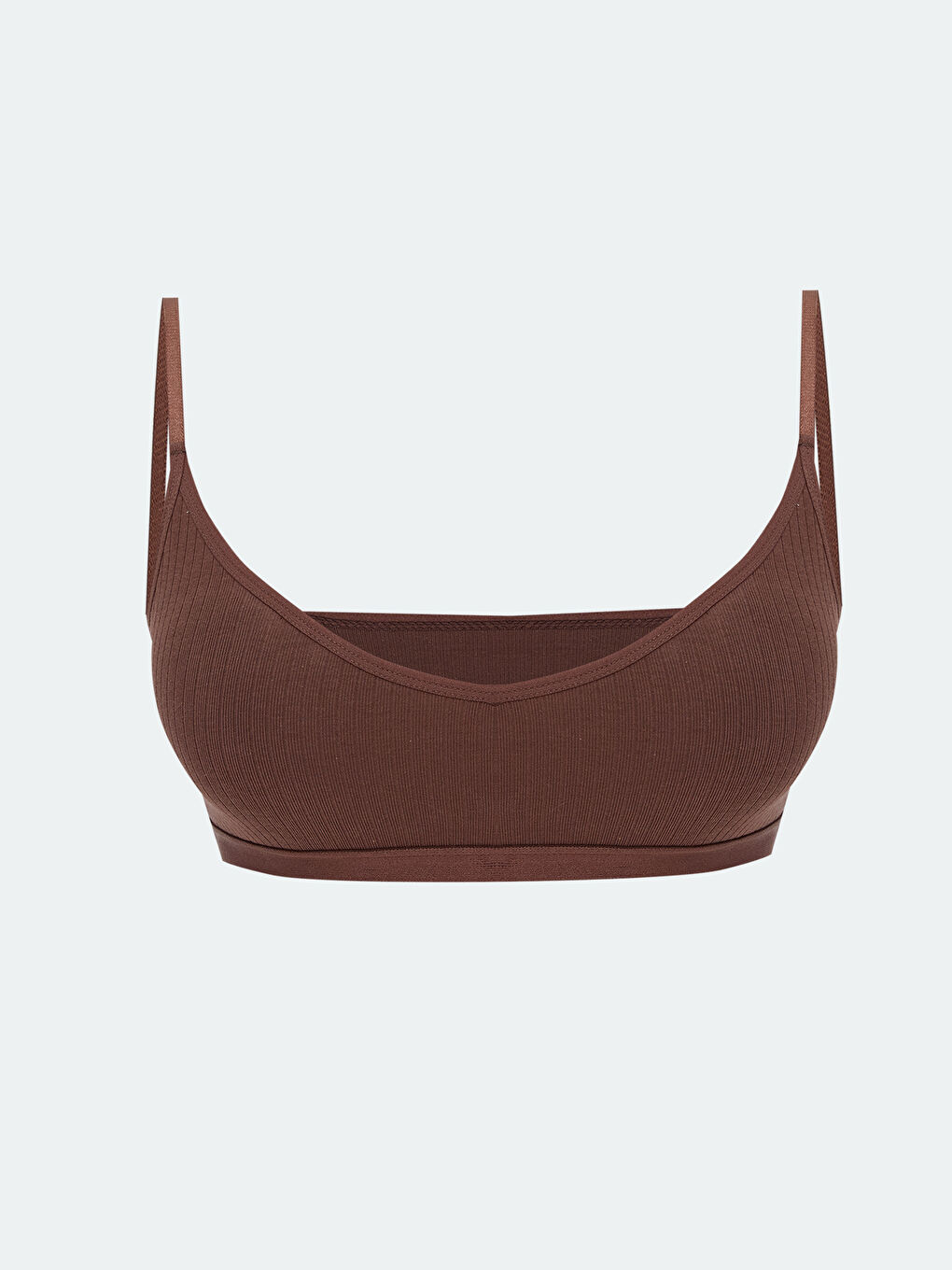 LCW Young Woman BROWN Bustier Top -W5KB71Z8-ZP7