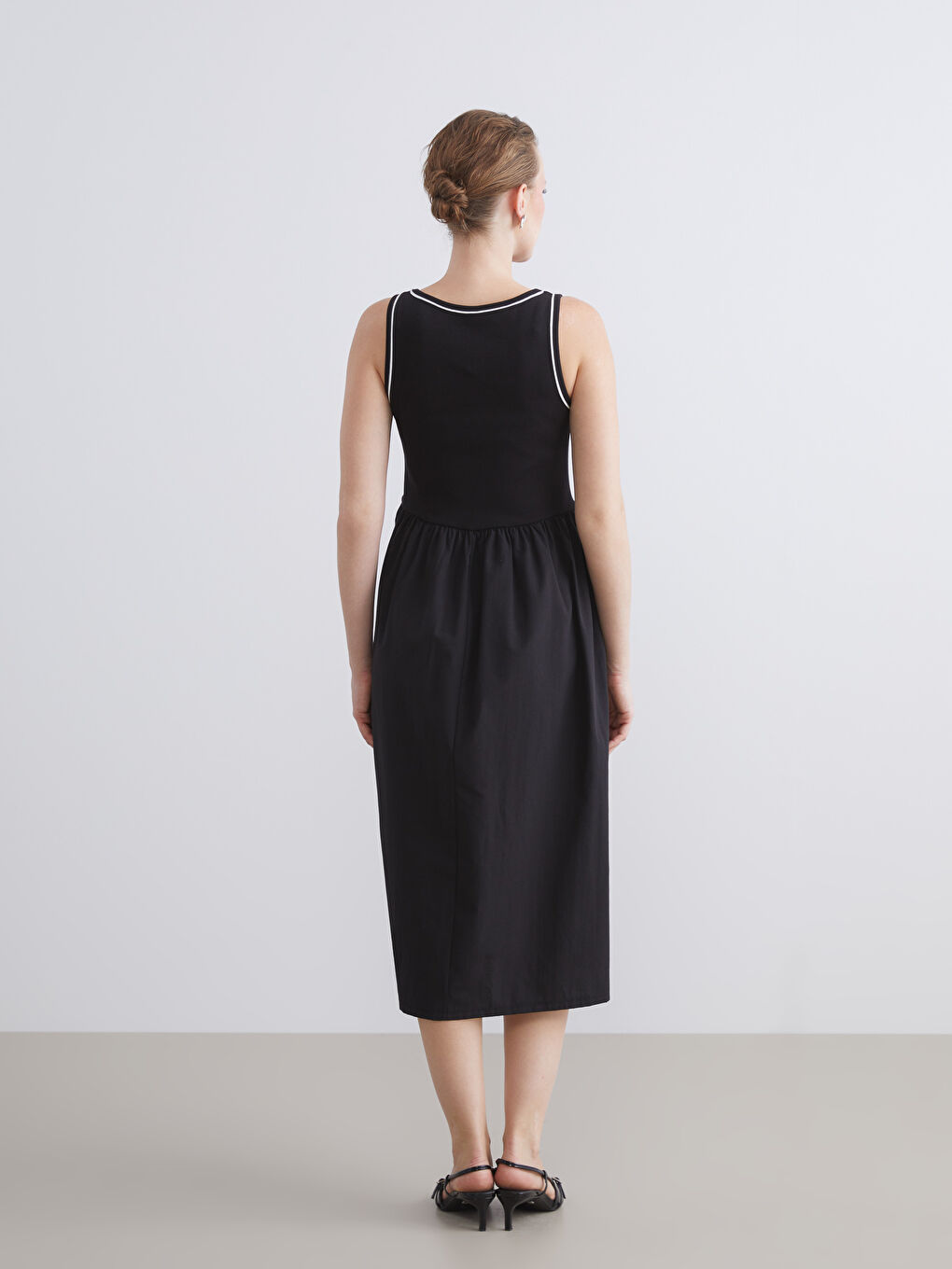 LCW Comfort Woman BLACK Dress -W5KB74Z8-CVL