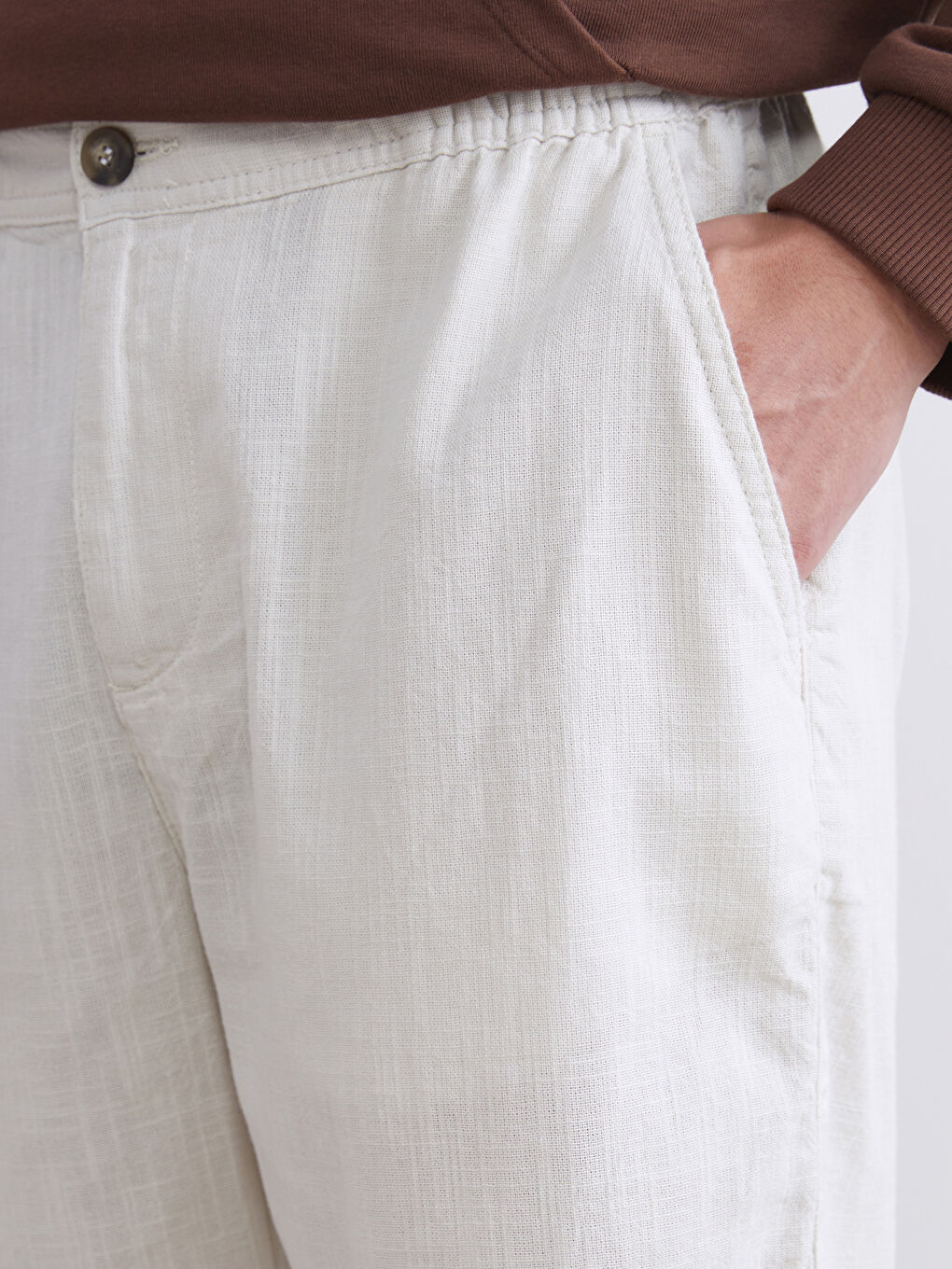 Gri Standart Kalıp Erkek Şort-2