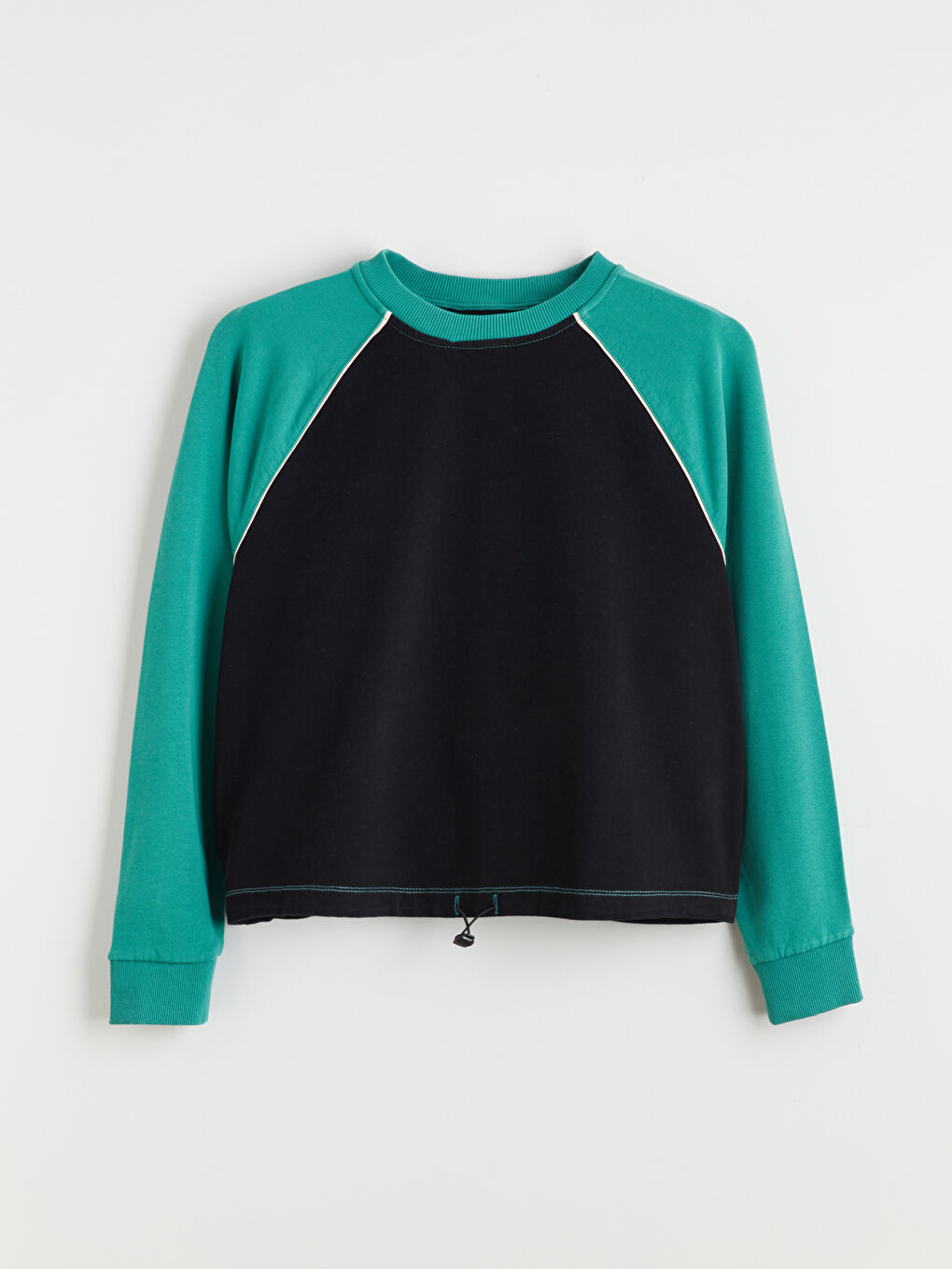 Color Block Oversize Women's Sweatshirt-4