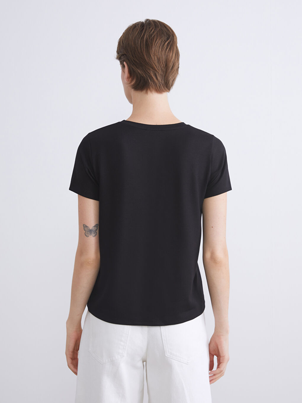 LCWAIKIKI Classic Crew Neck Women's T-Shirt -W5KC32Z8-CVL