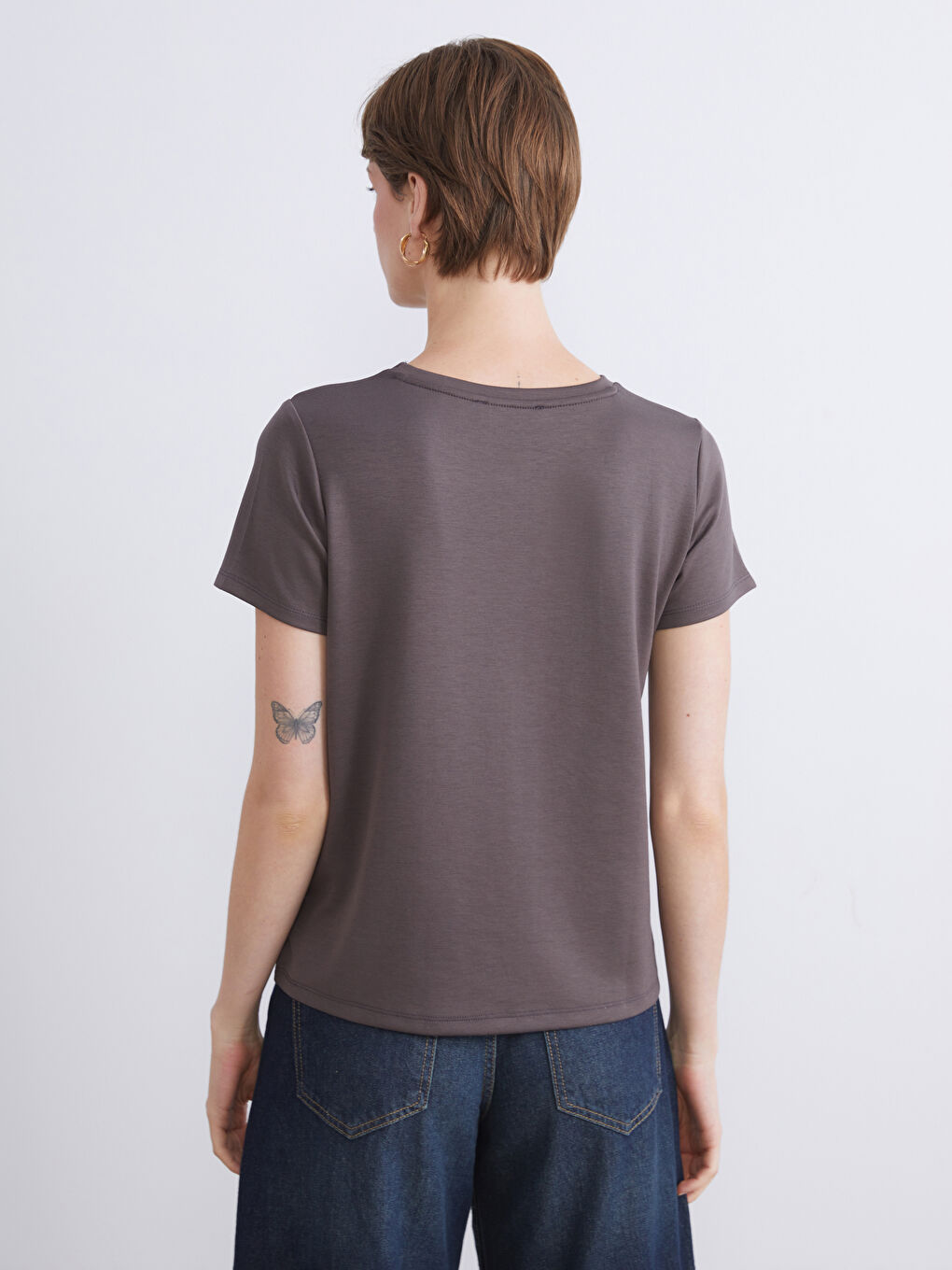 LCWAIKIKI Basic Crew Neck Women's T-Shirt -W5KC32Z8-JR3