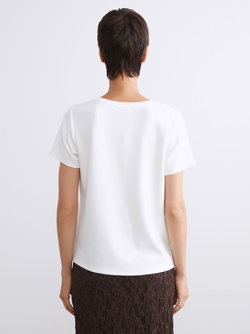 LCWAIKIKI Basic Crew Neck Women's T-Shirt -W5KC32Z8-R9J