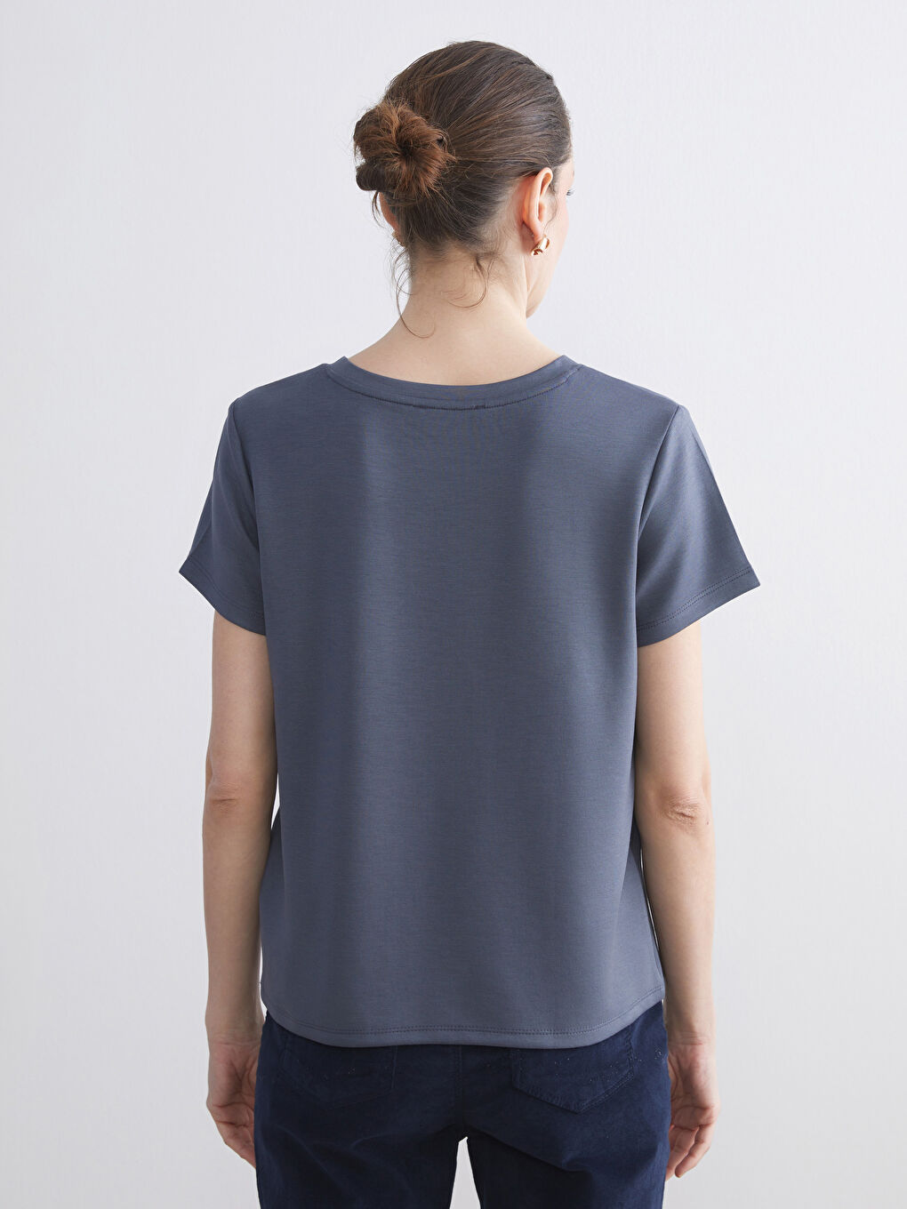 Футболка Женская С Круглым Вырезом-7