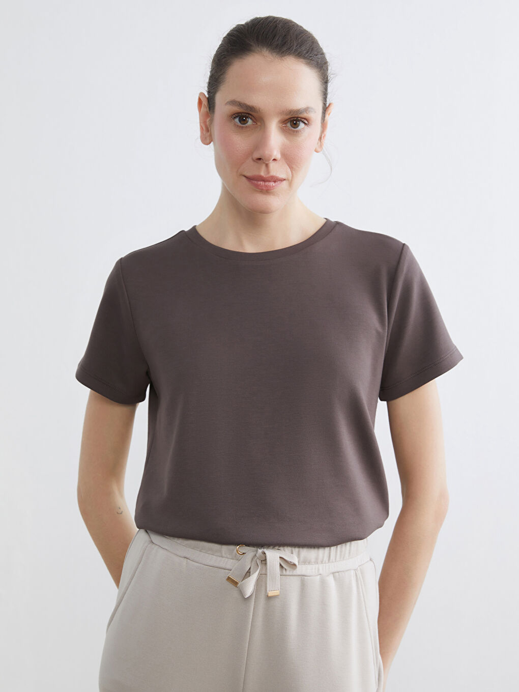 Crew Neck Women's T-Shirt-1