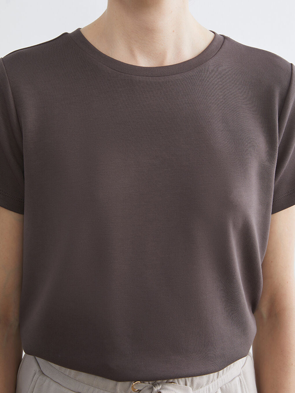 Crew Neck Women's T-Shirt-4