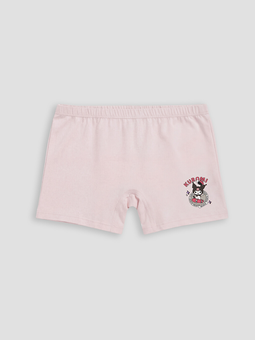 Pembe Kuromi Baskılı Kız Çocuk Boxer