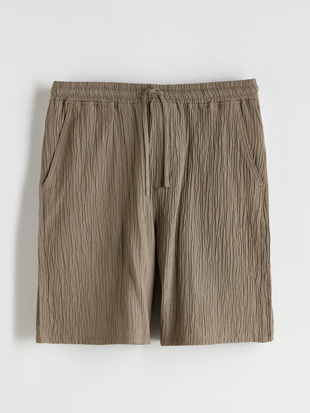 Haki Rahat Kalıp Erkek Şort-4