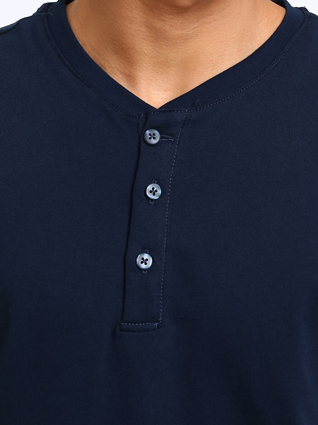 Haut de pyjama à manches courtes col rond pour hommes-2