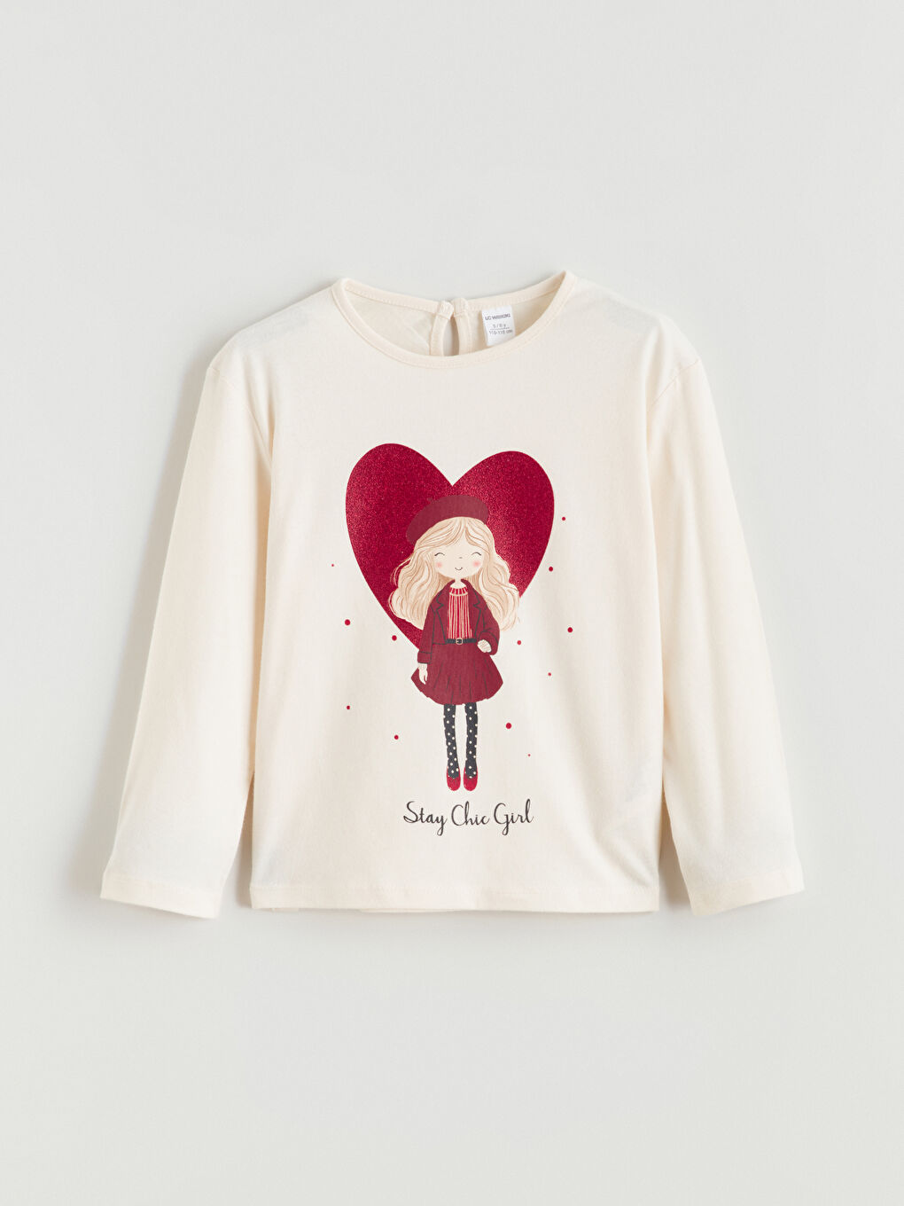 Komplet majica za devojčice sa okruglim izrezom (2 komada)-1