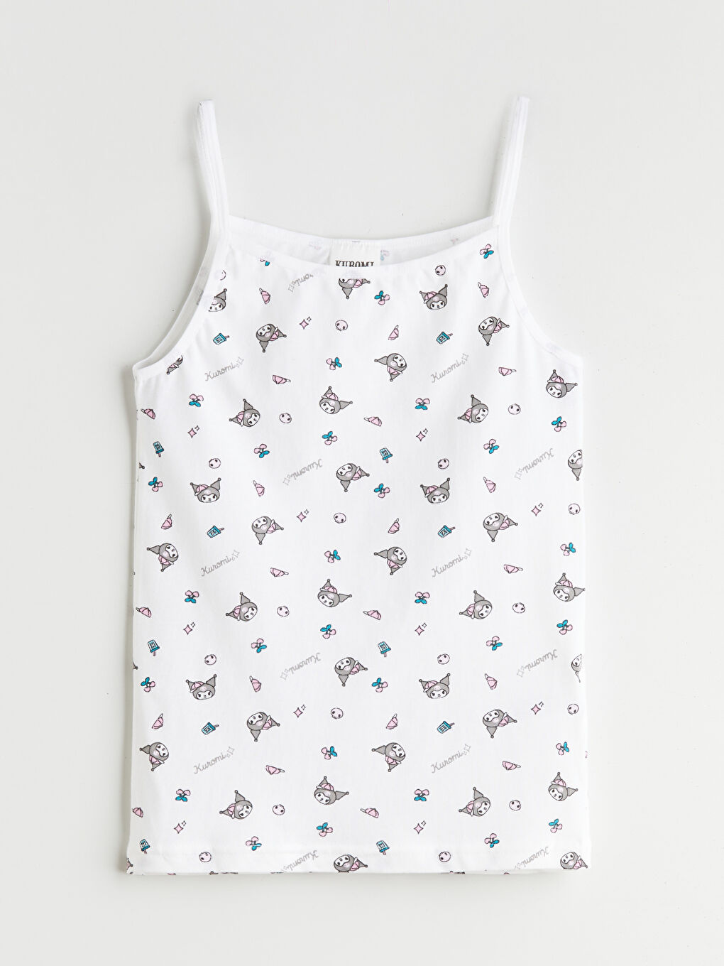 Square Collar Kuromi Printed Girls' Vest 2 Pack-2