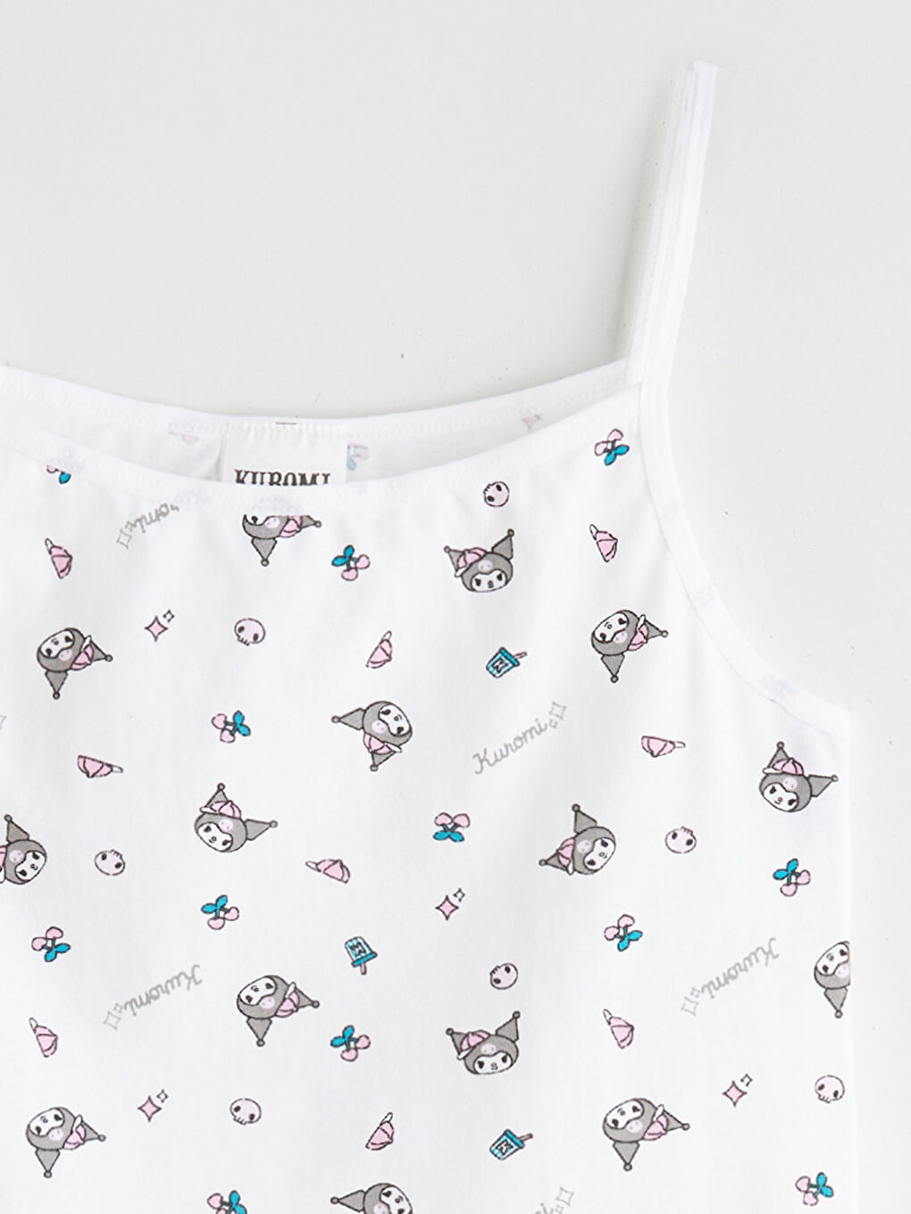 Square Collar Kuromi Printed Girls' Vest 2 Pack-6