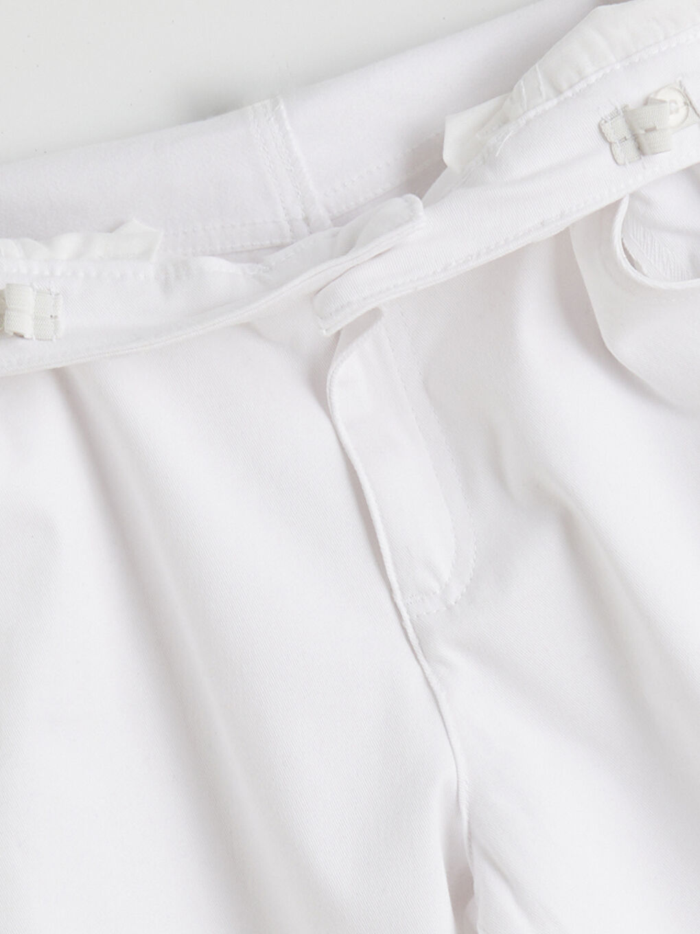 Beyaz Regular Fit Kız Çocuk Pantolon-3