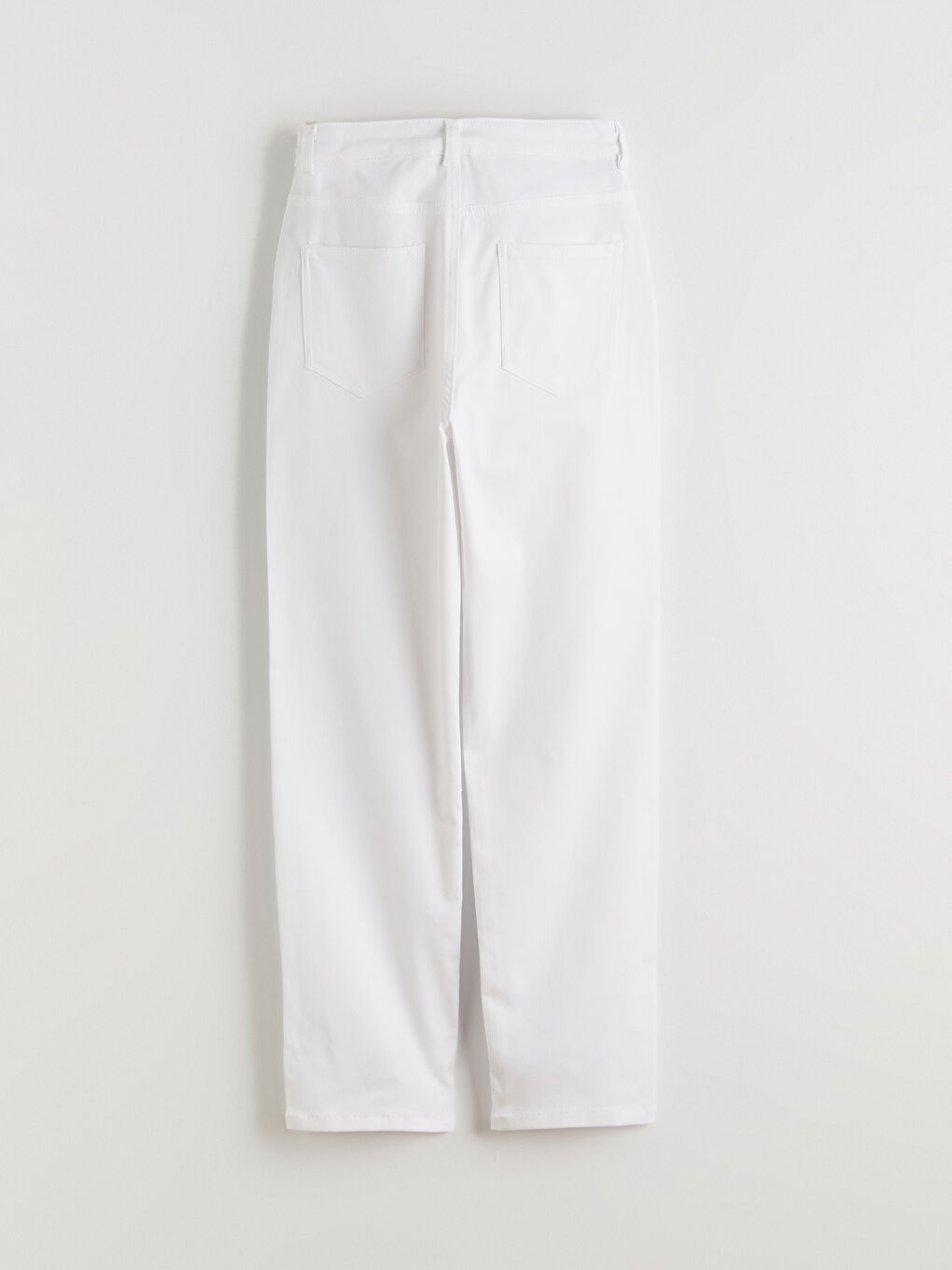 Beyaz Regular Fit Kız Çocuk Pantolon-4