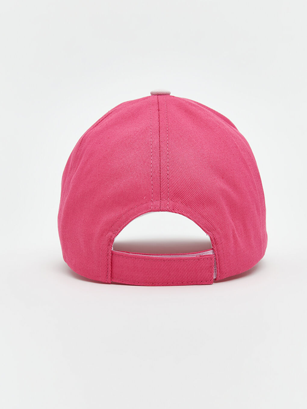 Fuşya Fiyonk Baskılı Kız Çocuk Kep Şapka-2