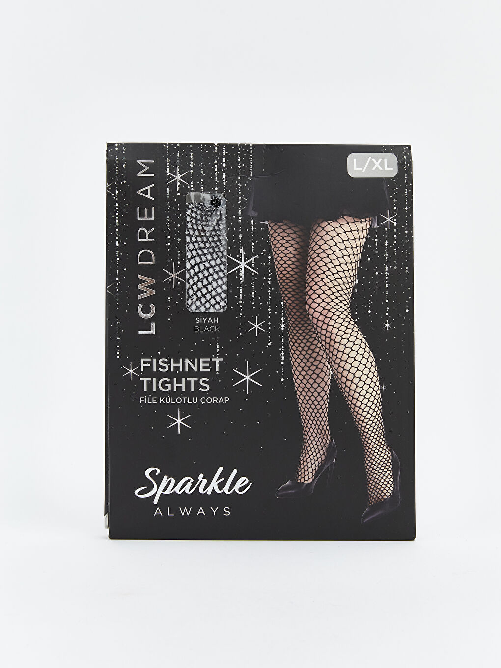 Дамски Чорапогащник Мрежа с Блестящи Нишки-3