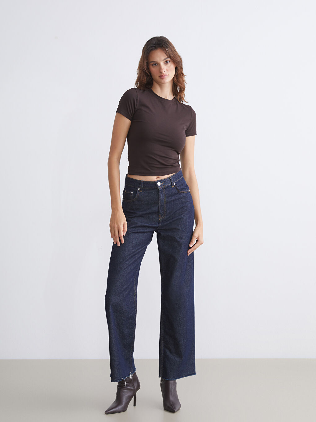 LCW Vision Crew Neck Women's Body -W5KD37Z8-HDD