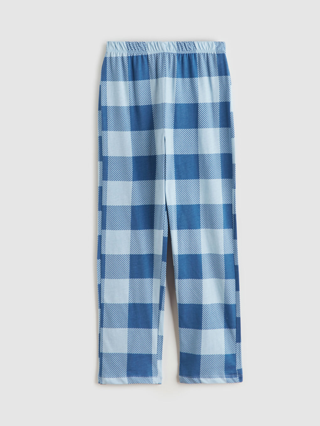 Mavi Bisiklet Yaka Erkek Çocuk Pijama Takımı-4