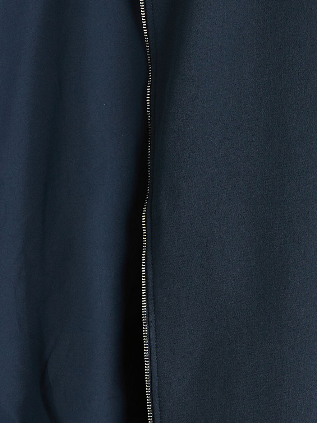 Petrol Standart Kalıp Kolej Yaka Erkek Mont-14