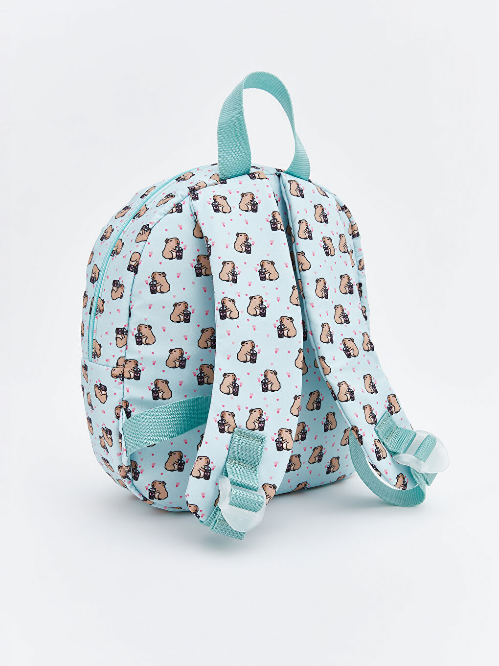 Mavi Hayvan Figürlü Kız Çocuk Sırt Çantası-2