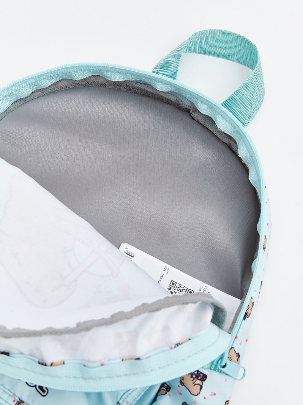 Mavi Hayvan Figürlü Kız Çocuk Sırt Çantası-4