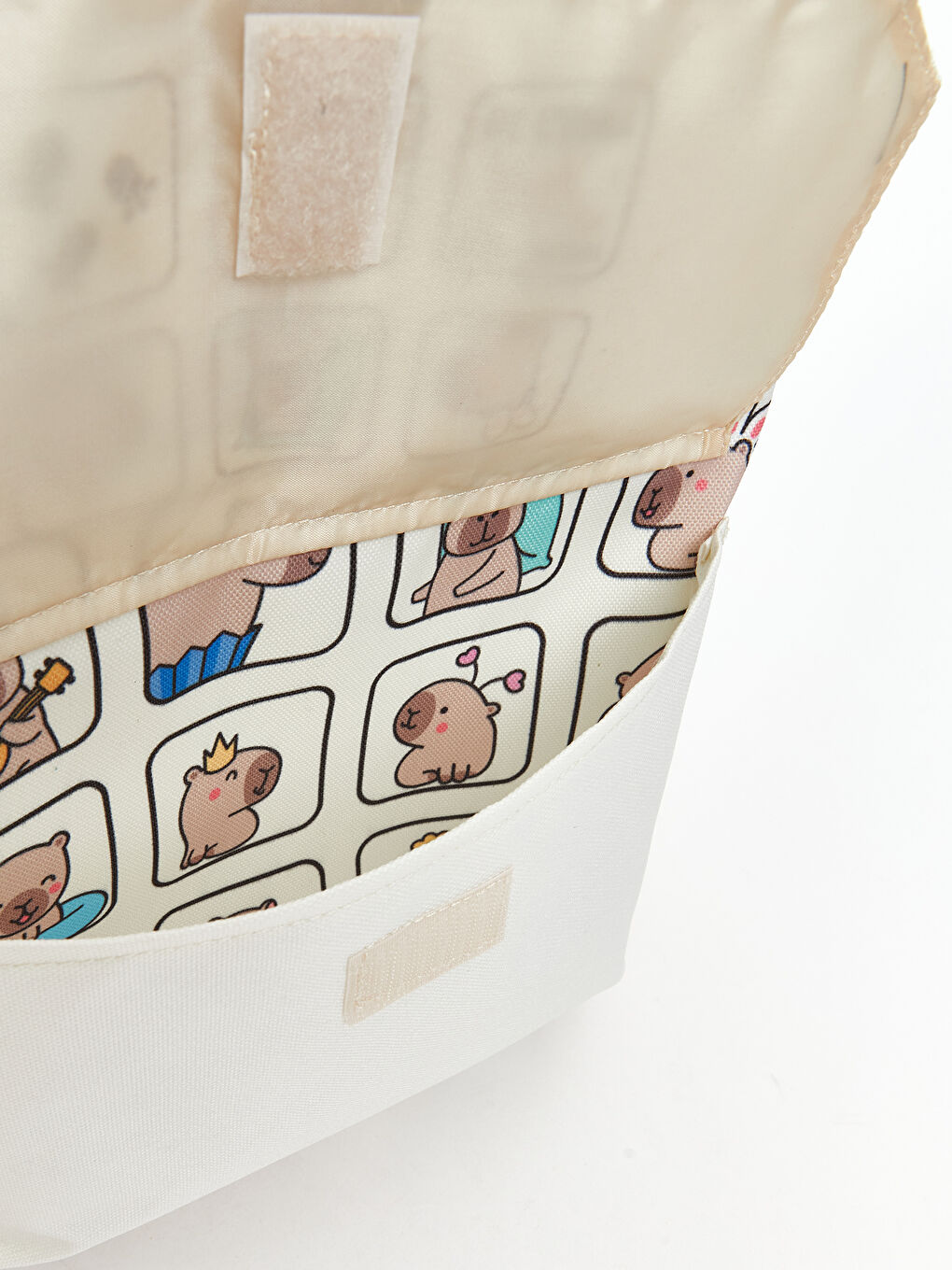 Ekru Baskılı Alışveriş Çantası-4