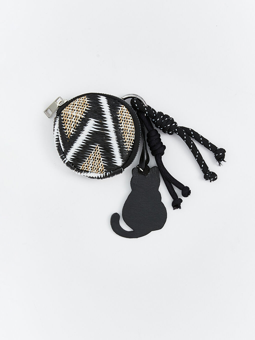 Siyah Desenli Kadın Bozuk Para Cüzdanı-1