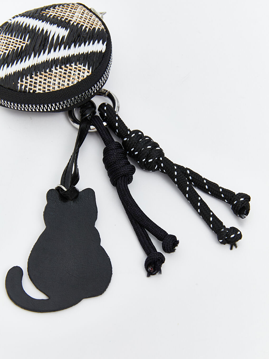 Siyah Desenli Kadın Bozuk Para Cüzdanı-2