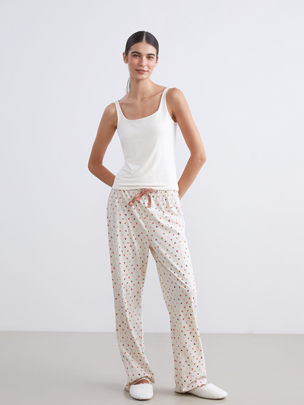 Gri U Yaka Askılı Kadın Atlet-1