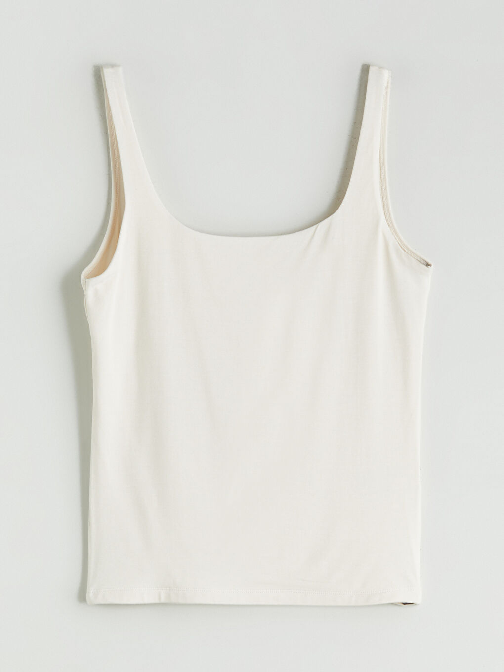 Gri U Yaka Askılı Kadın Atlet-5