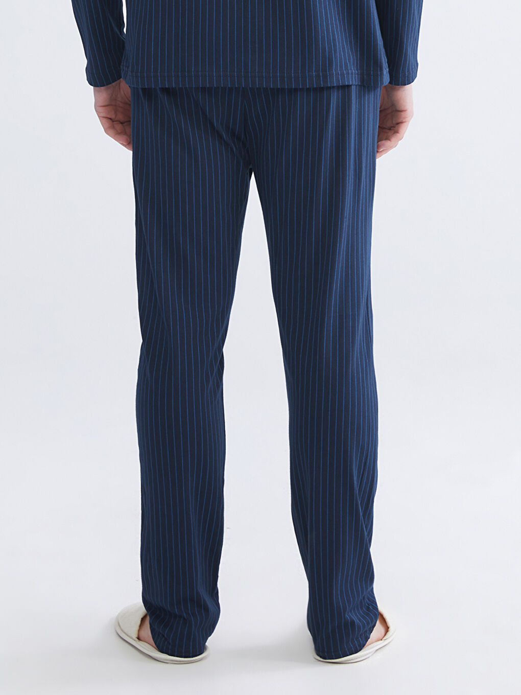 Lacivert Standart Kalıp Erkek Pijama Alt-1