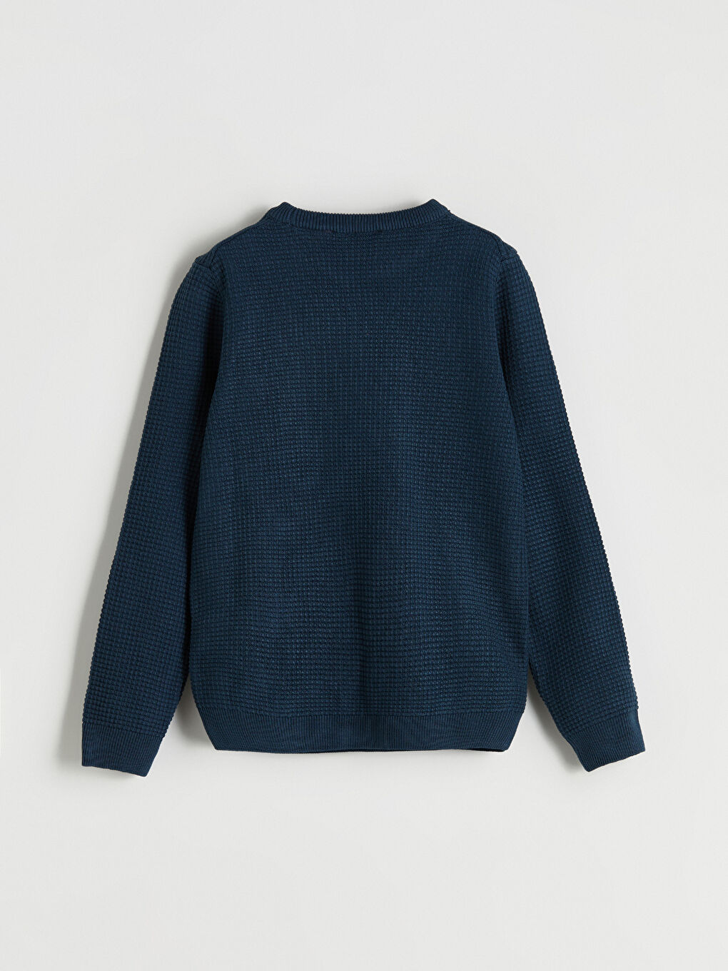 Petrol Bisiklet Yaka Erkek Çocuk Triko Kazak-2