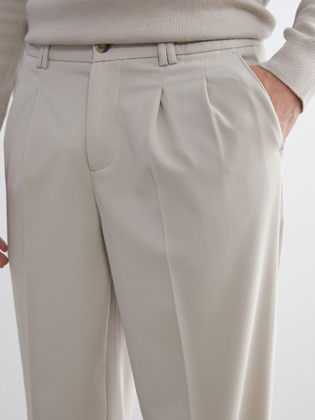 LCW ECO Relaxed Fit Men's Chino Trousers -W5KE54Z8-RW0