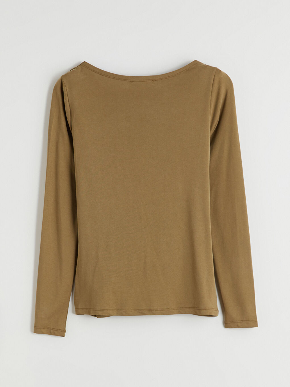 Draped Neck Ruched Blouse-1