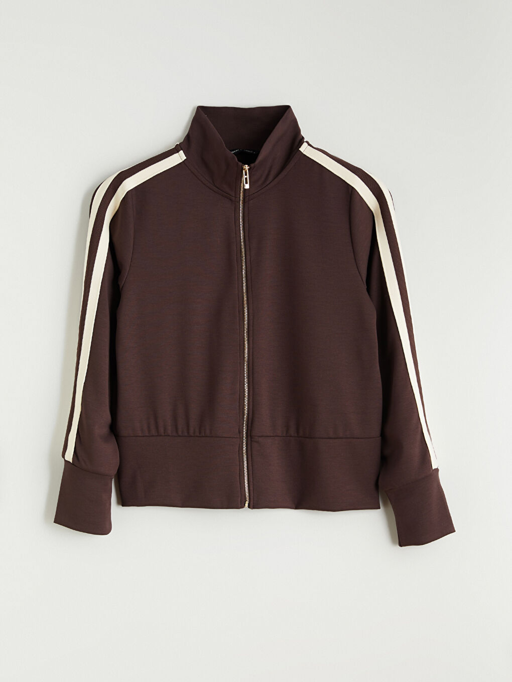 Dukserica sa rajsferšlusom sa uspravnom kragnom za Ženski-4