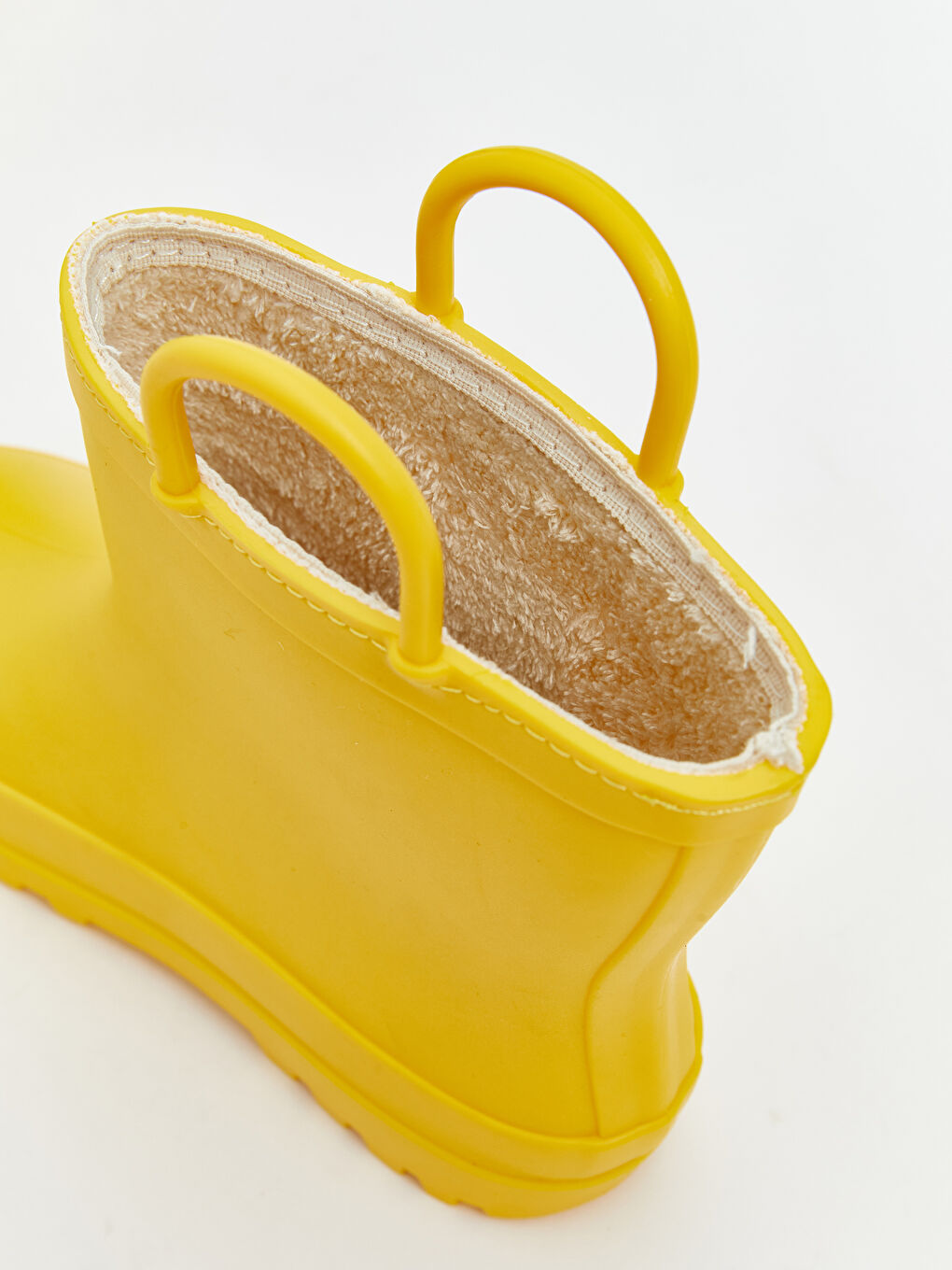 Sarı Traktör Baskılı Erkek Bebek Yağmur Botu-5