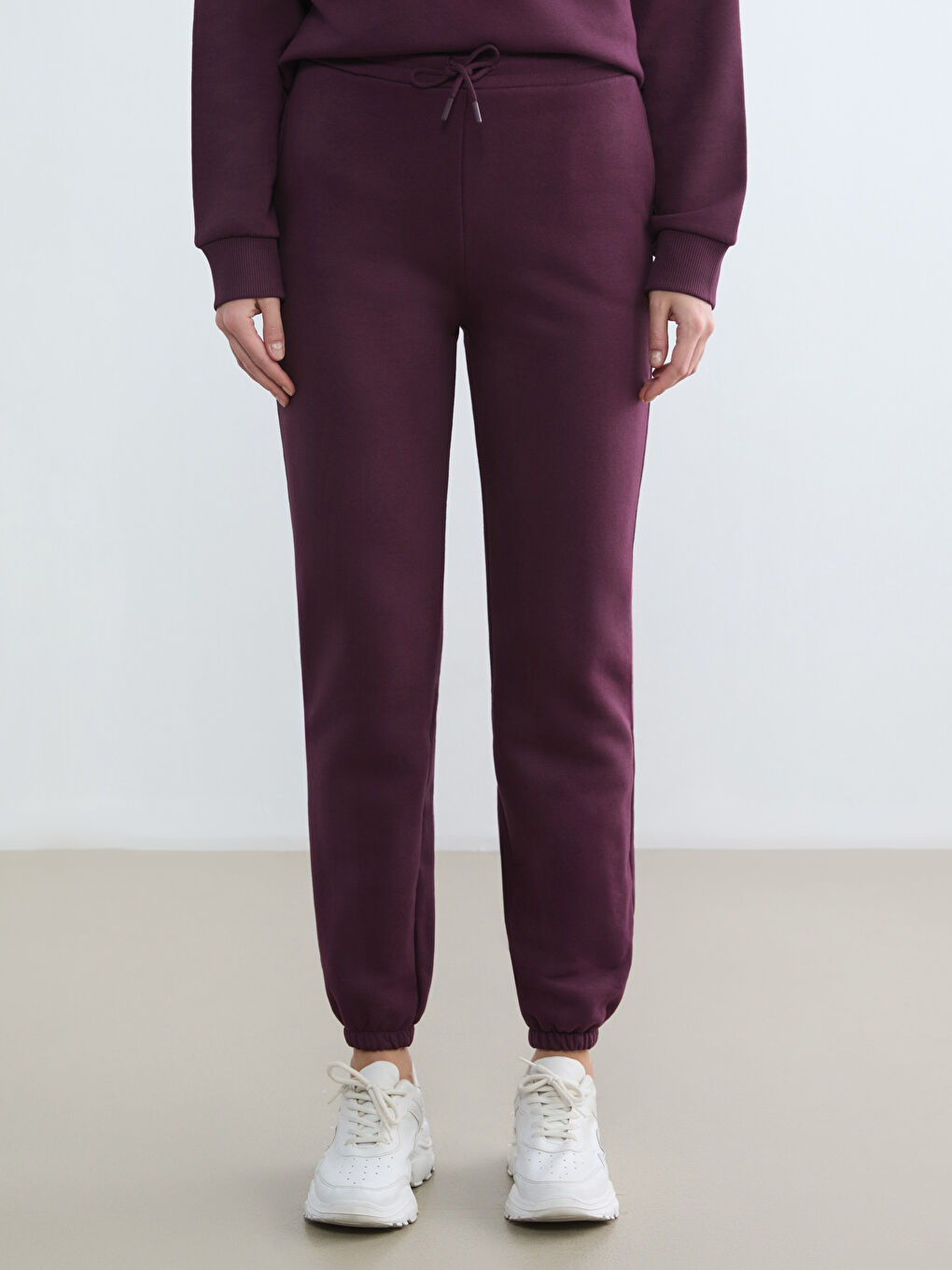 Elasticated Waist Women's Jogger Sweatpants-1