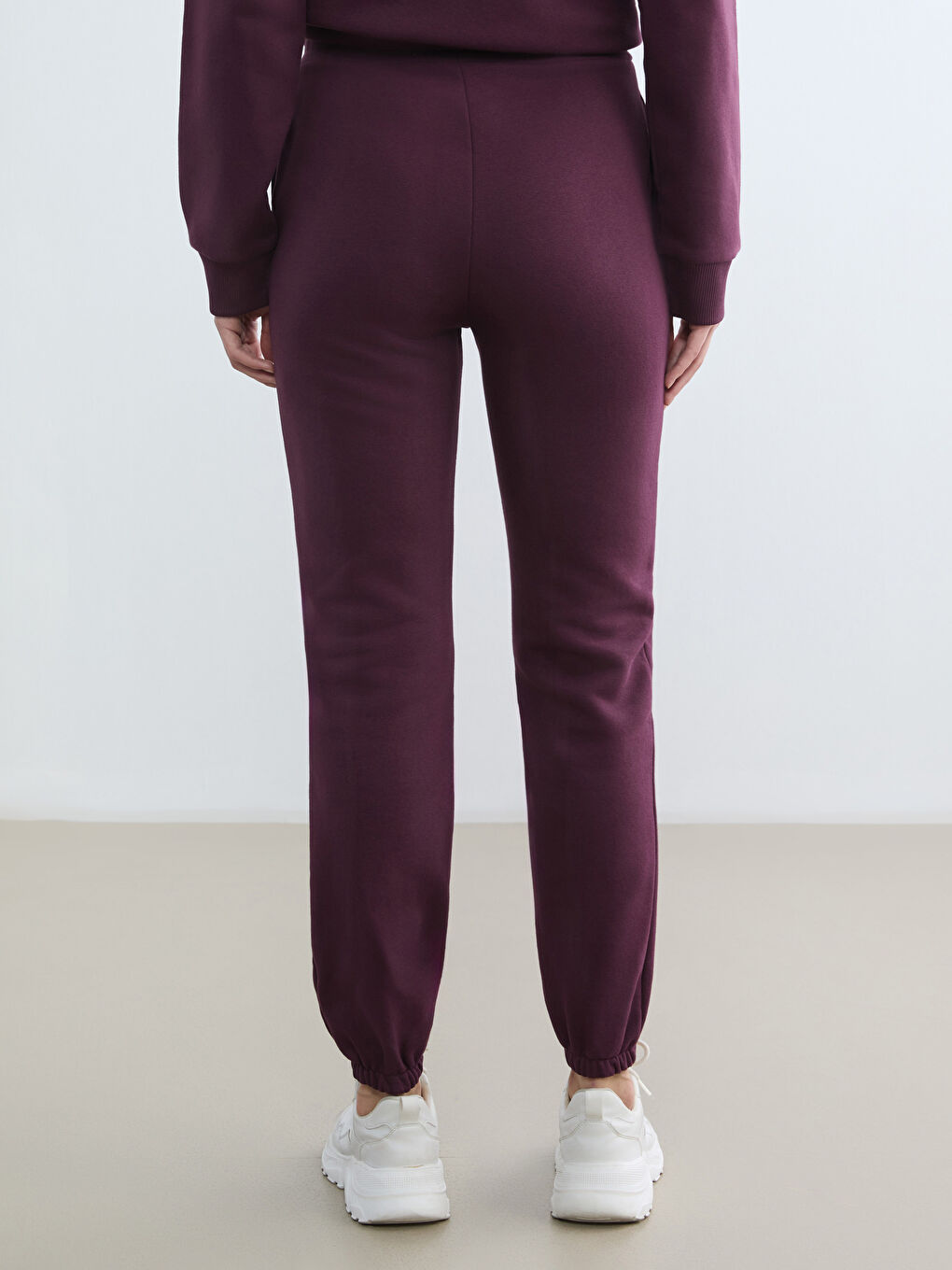 Elasticated Waist Women's Jogger Sweatpants-3