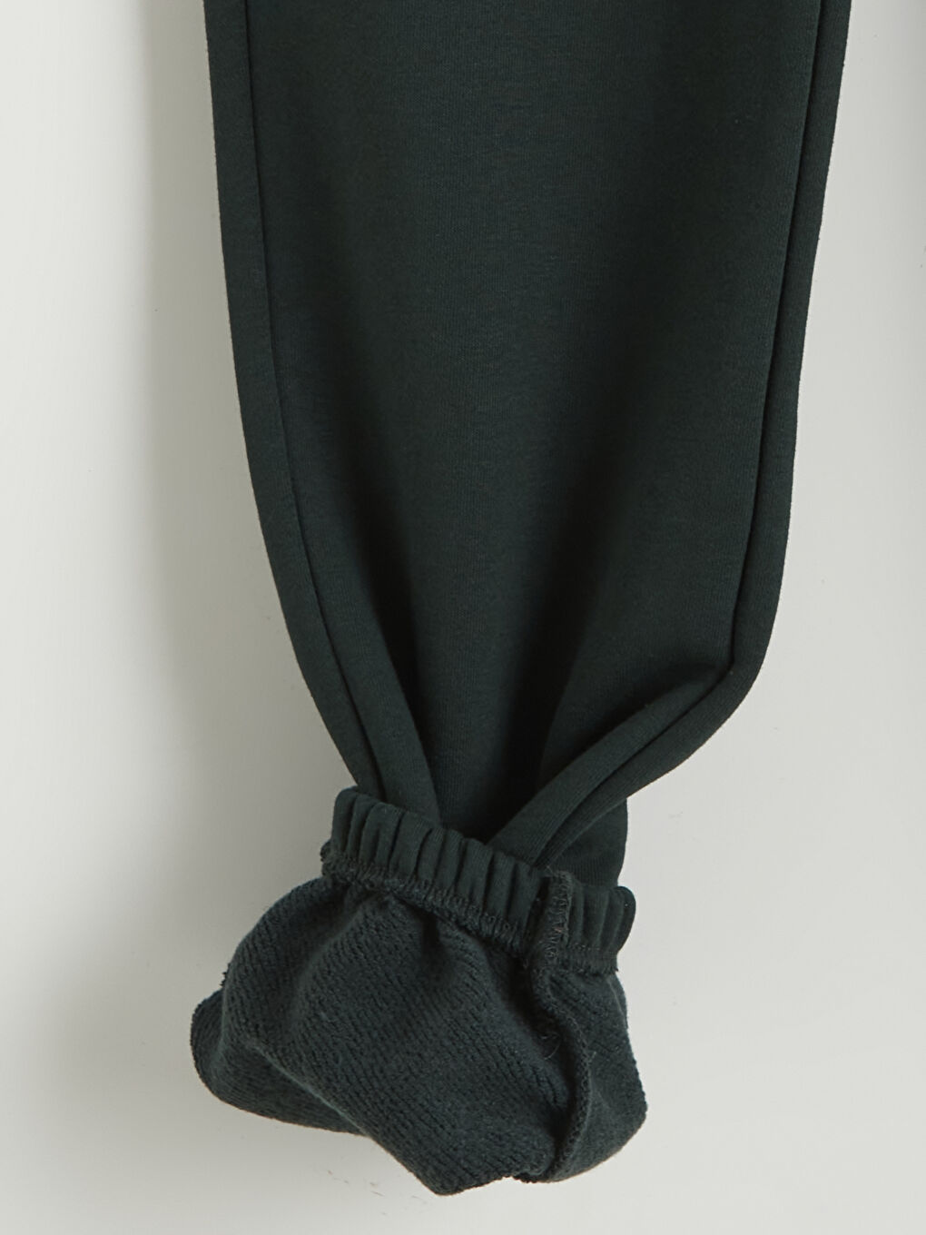 Yeşil Beli Lastikli Kadın Jogger Eşofman Altı-2