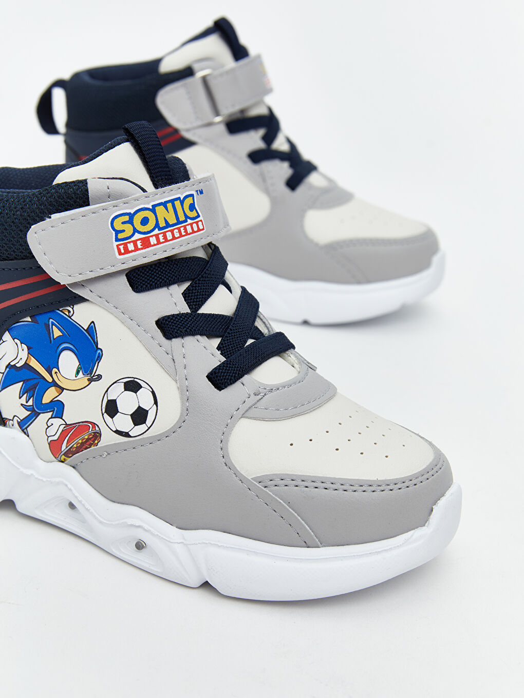 Gri Sonic Nakışlı Kız Bebek Spor Ayakkabı-3