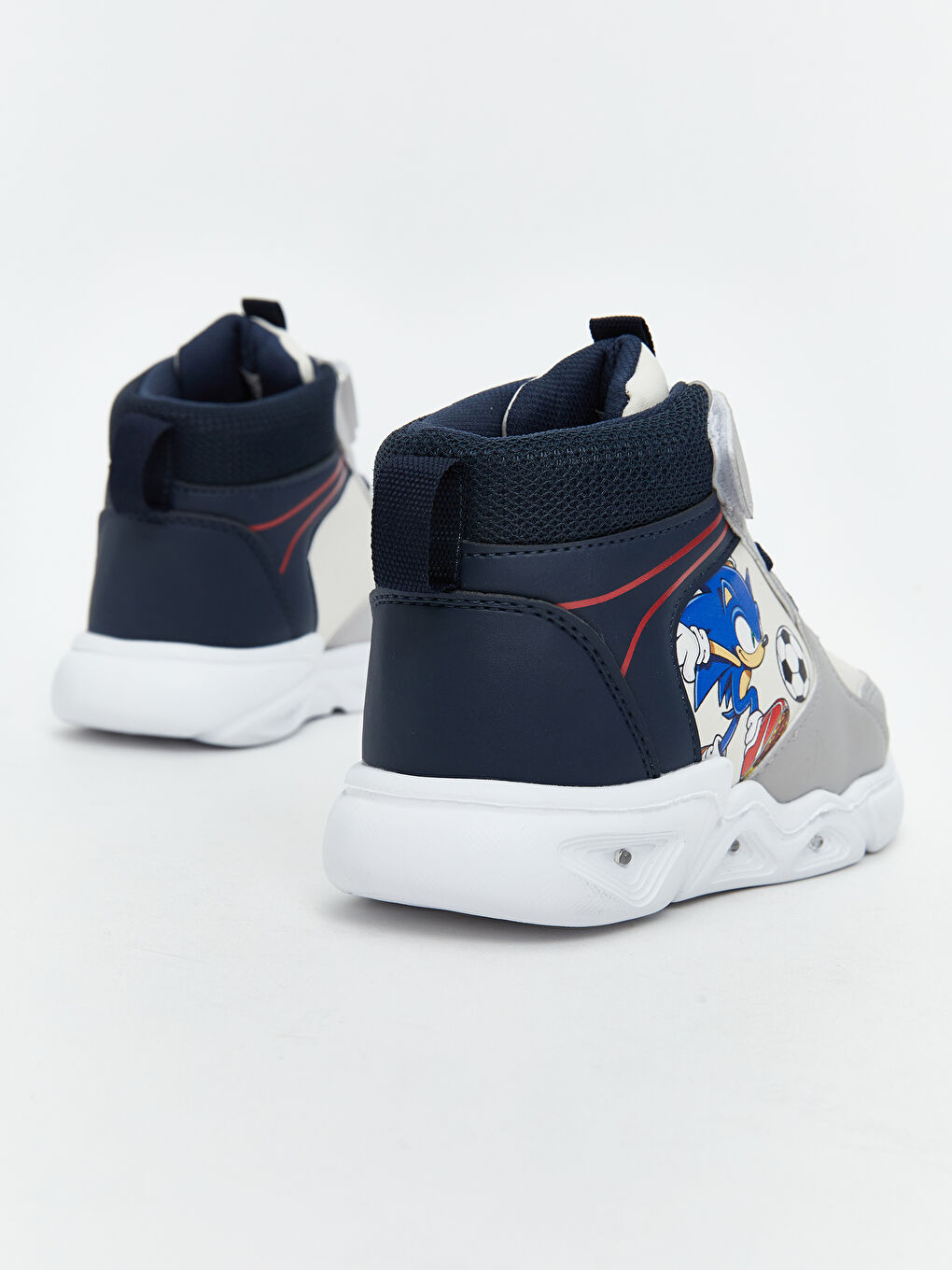 Gri Sonic Nakışlı Kız Bebek Spor Ayakkabı-5