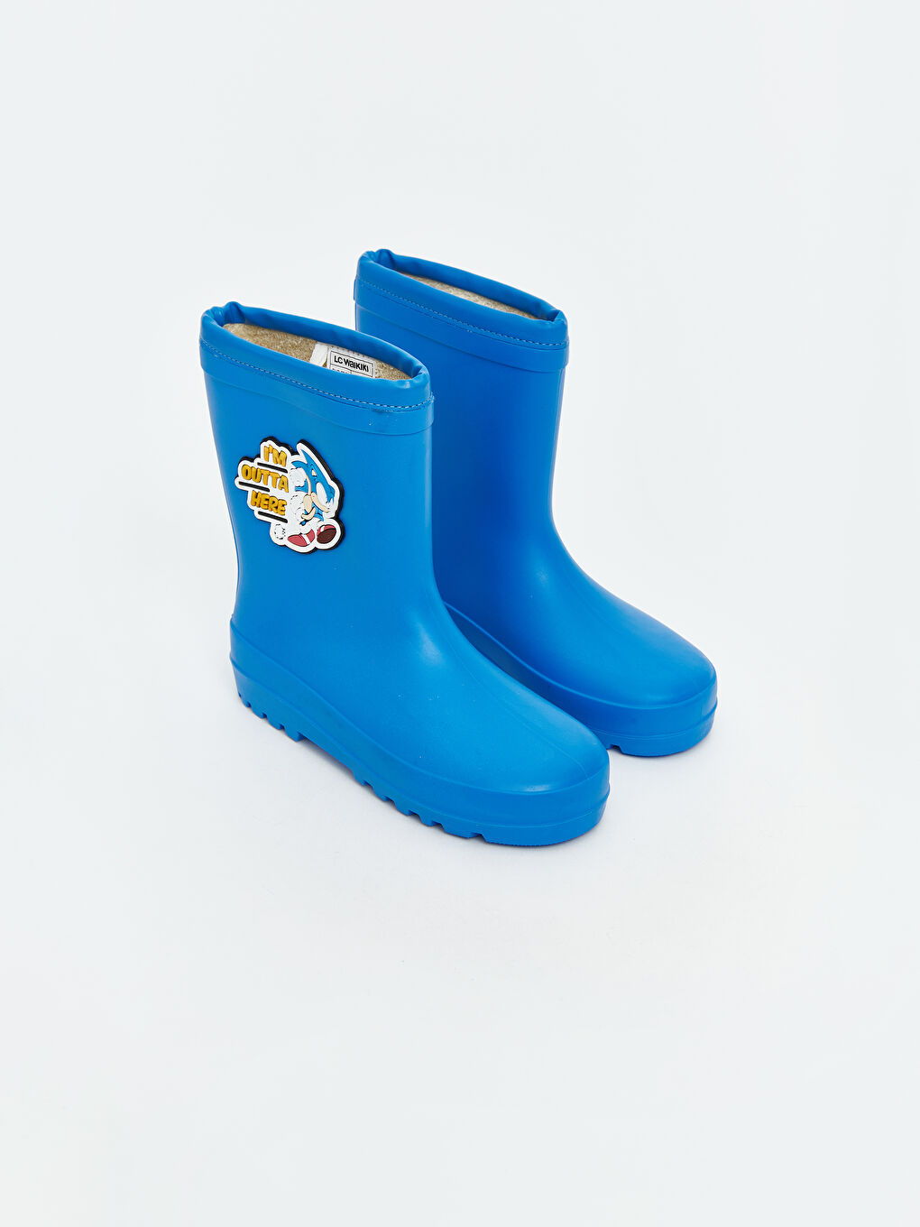 Mavi Sonic Baskılı Erkek Çocuk Yağmur Botu-1