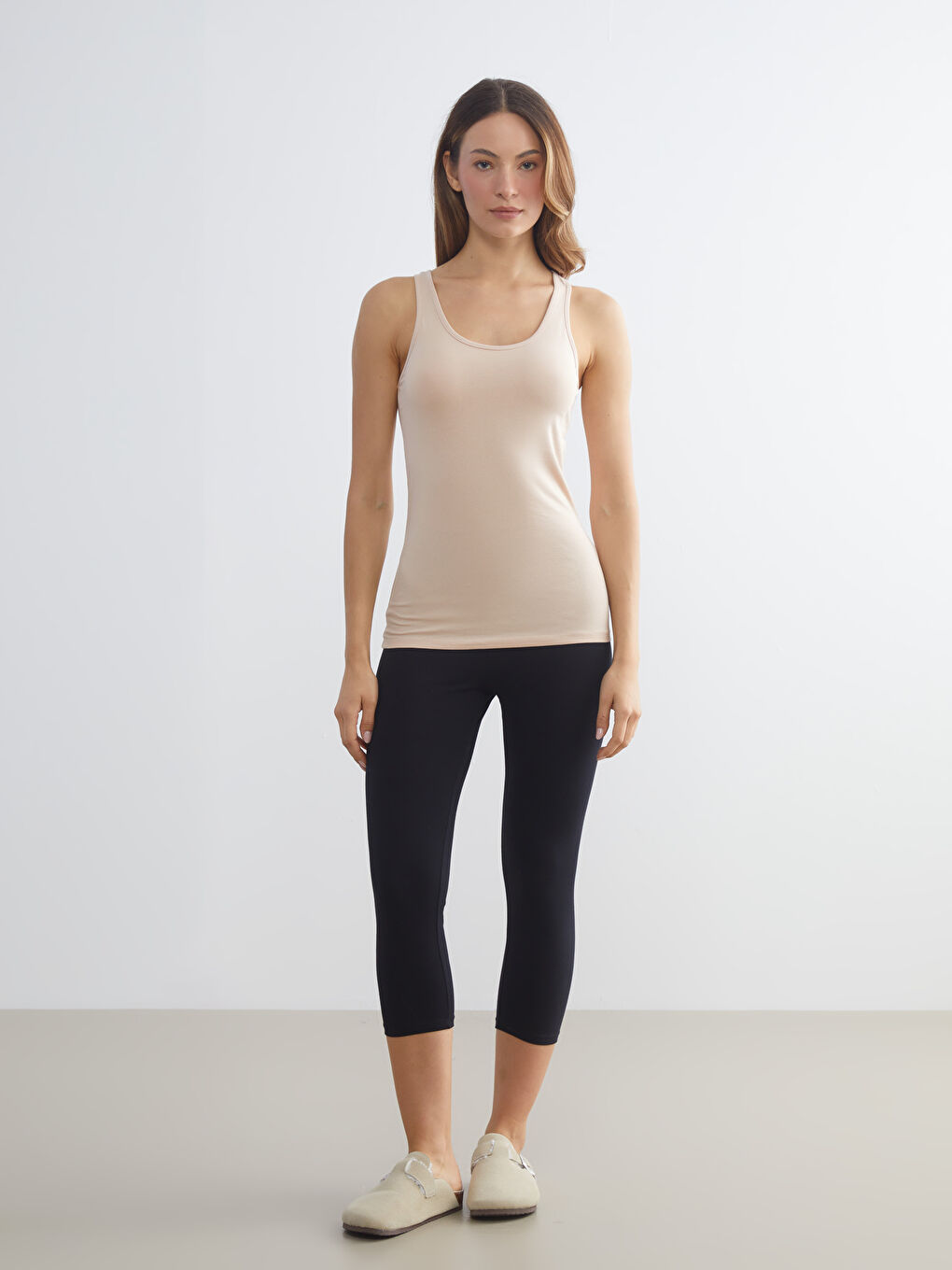 Жилетка с U-образно деколте за жени, 2 опаковки-2