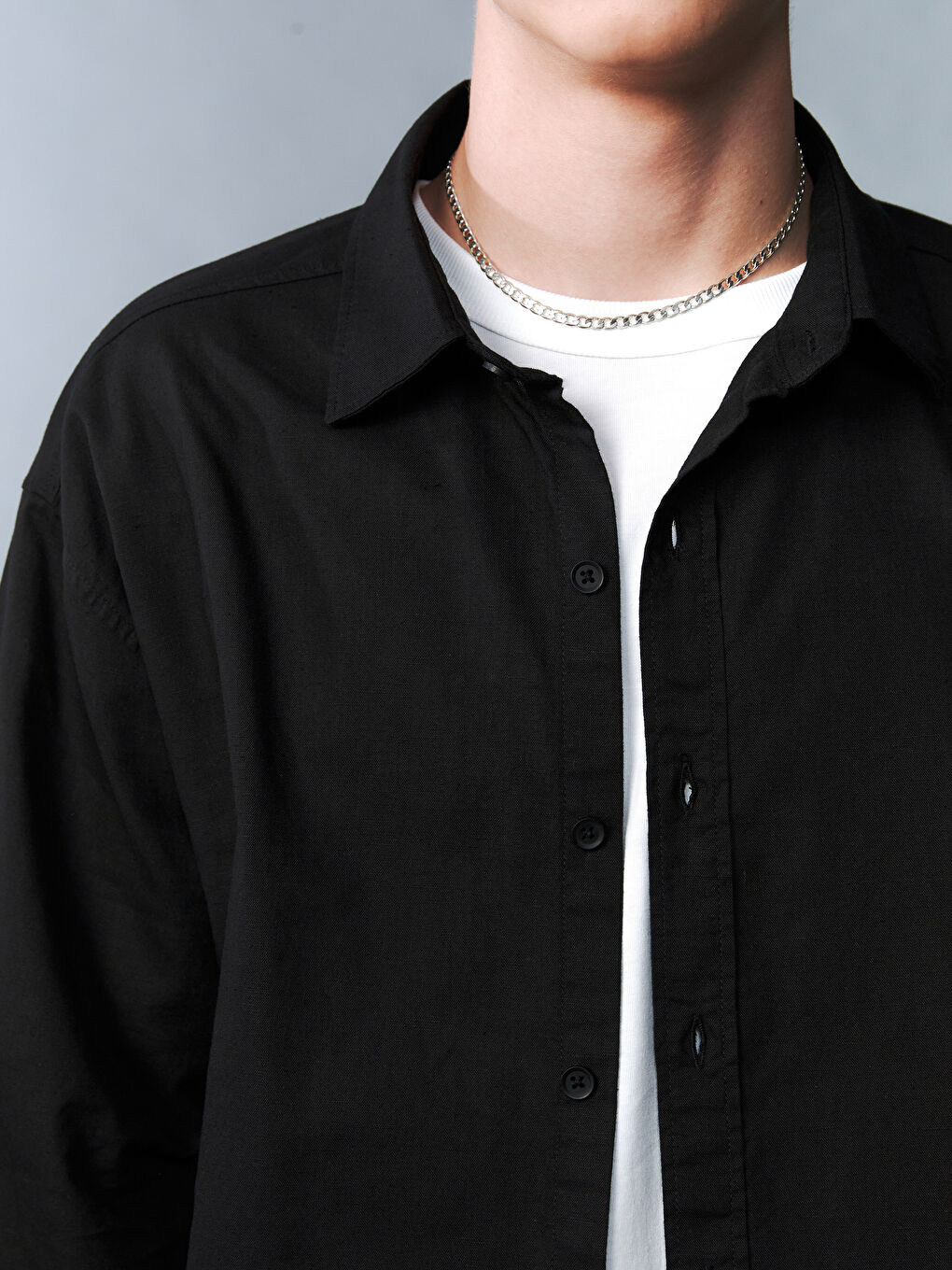 Teenage Boy BLACK Shirt-2