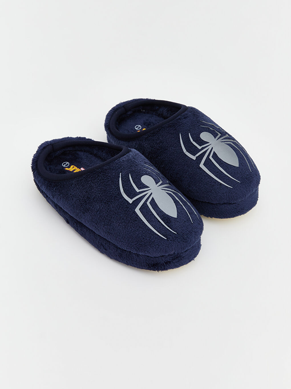 Lacivert Spider-Man Baskılı Erkek Çocuk Ev Terliği