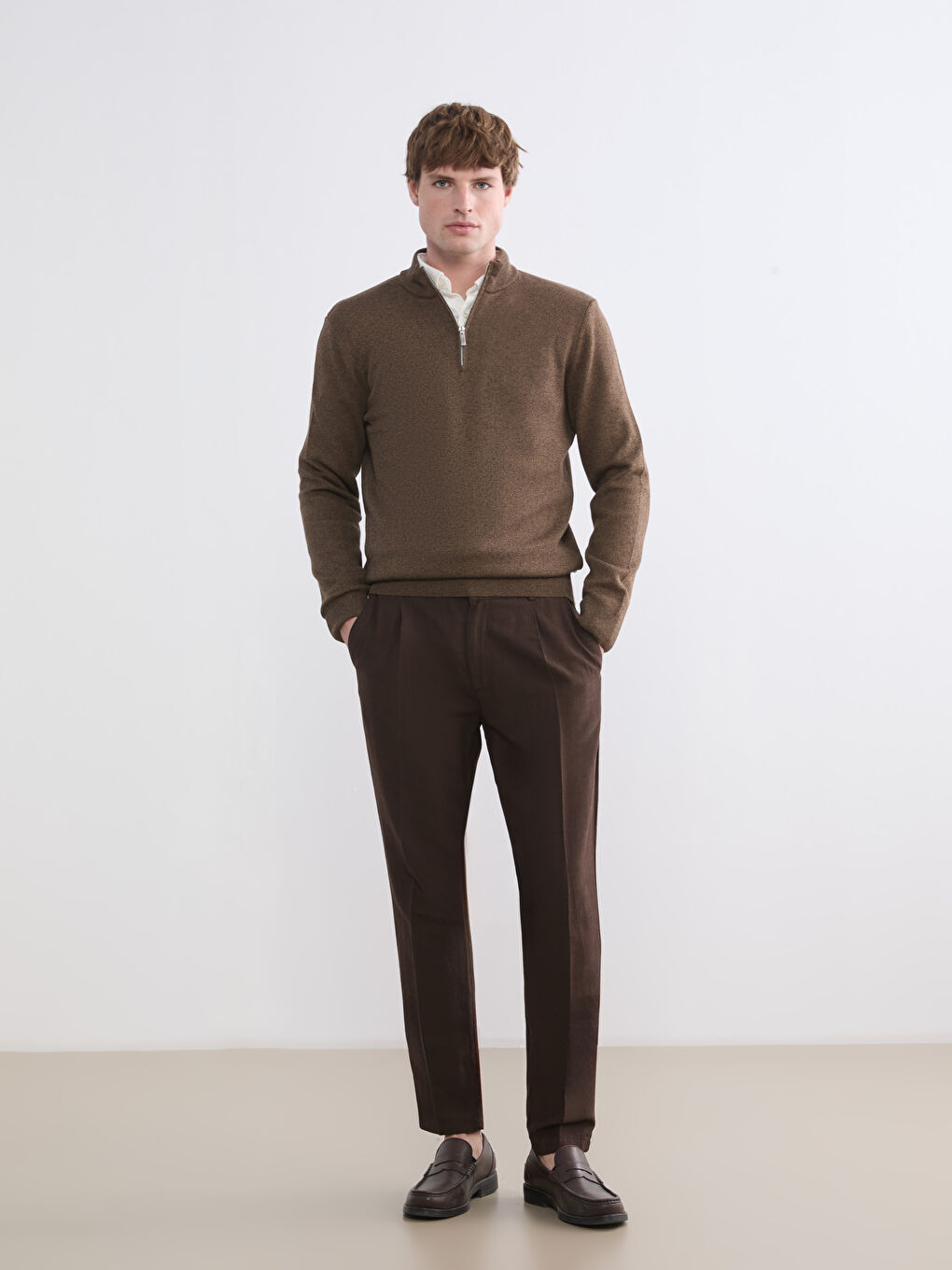 Pantaloni Regular Fit Aspect de In pentru Bărbați-1